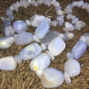 BLUE LACE AGATE NECKLACE